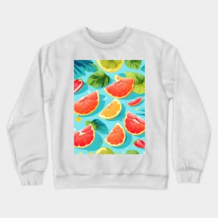 Citrus Fruits Crewneck Sweatshirt